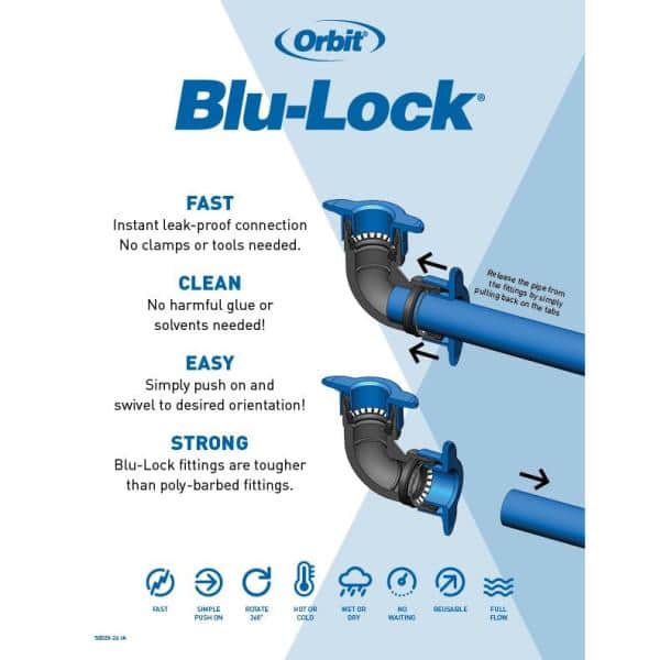 Hydro-Rain Blu-Lock Release Tool-Size:1" 