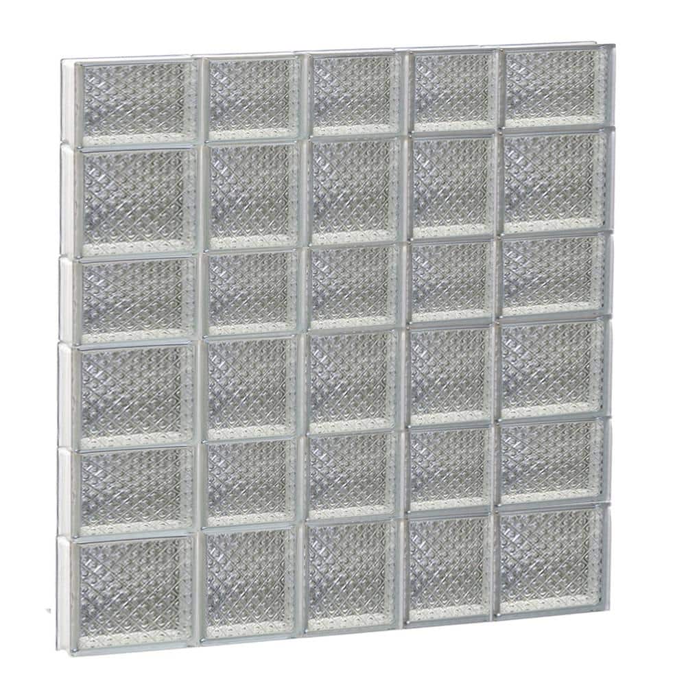 32.75 in. x 40.5 in. x 3.125 in. Frameless Diamond Pattern Non-Vented Glass Block Window price history on PriceWatchPro