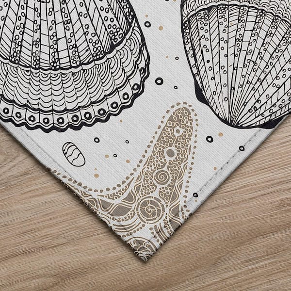 Surfside Gray 10 ft. x 14 ft. Geometric Indoor/Outdoor Area Rug