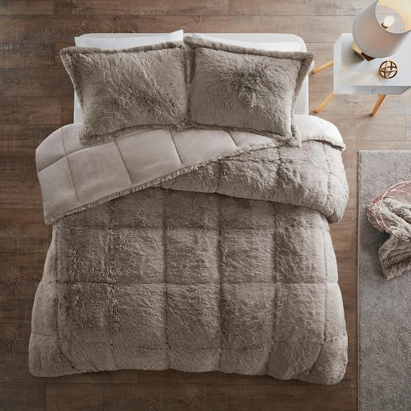 faux fur twin xl comforter