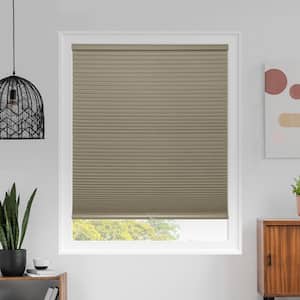 Cut-to-Size Evening Latte Cordless Blackout Polyester Cellular Shades 19.25 in. W x 48 in. L