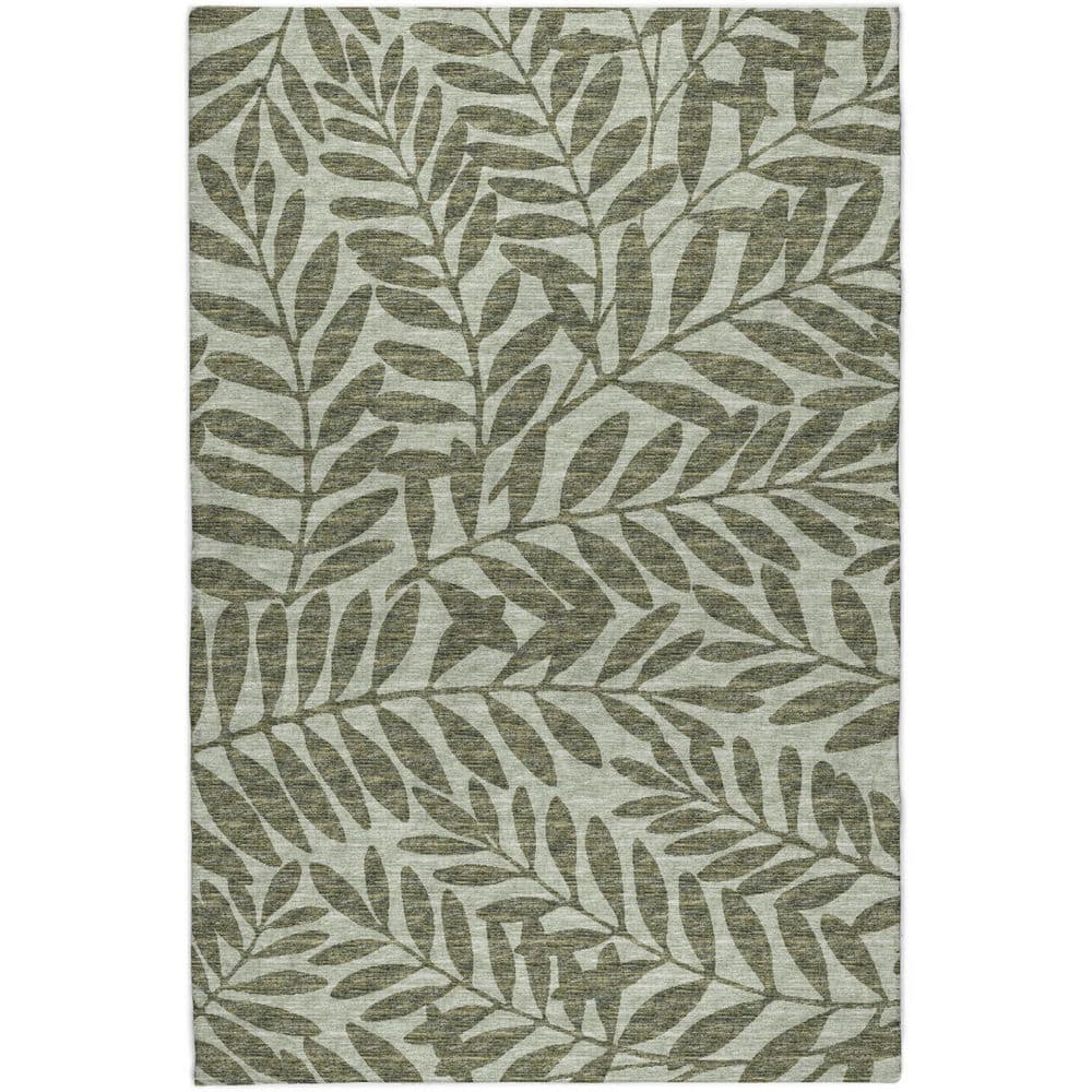 Dream Shag Premium Machine Washable Abstract ADS111 Green 5 ft. x 7 ft. 6 in. Area Rug price history on PriceWatchPro