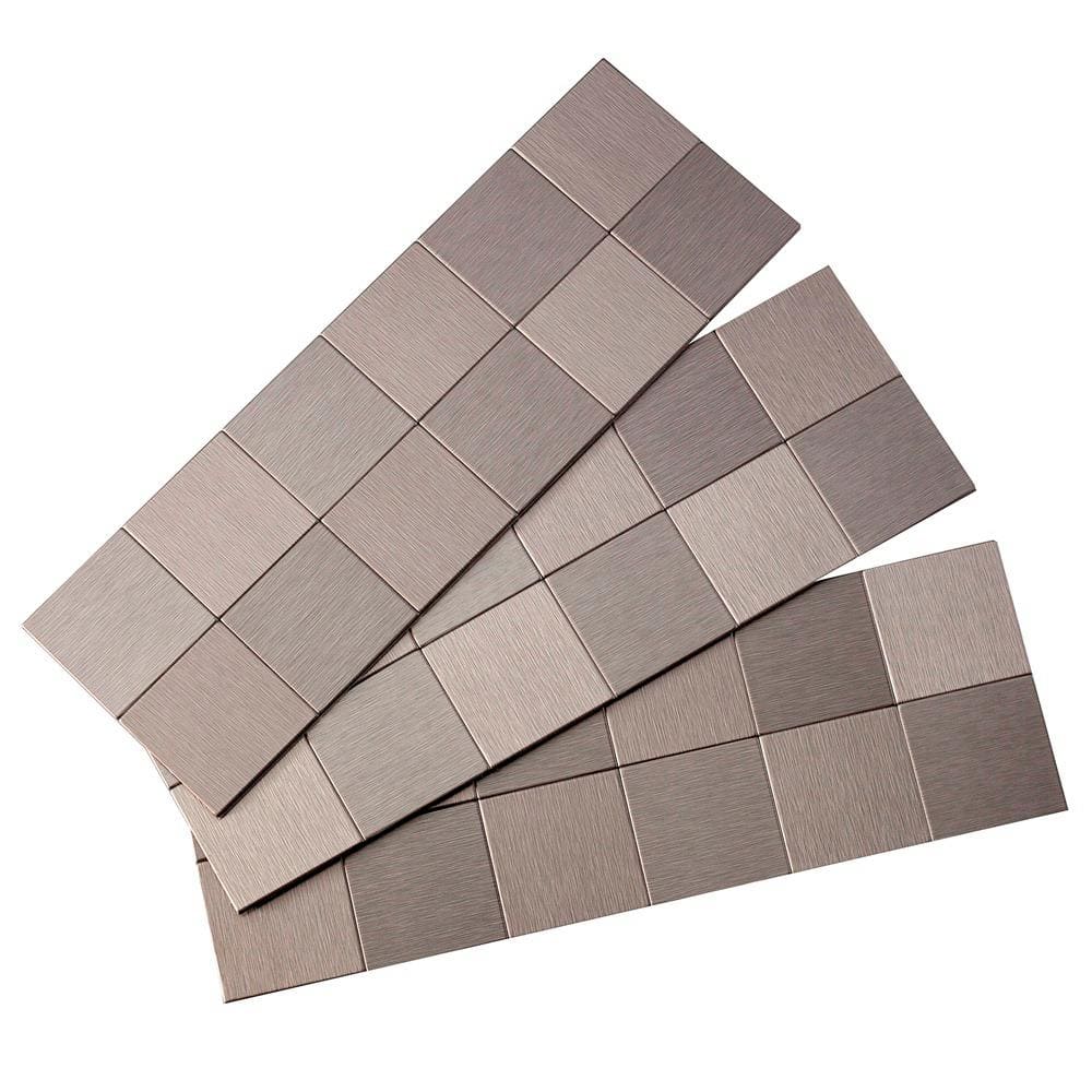Aspect Square Matted 12 In X 4, Aspect Metal Tiles
