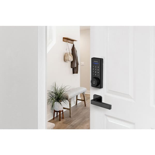 Philips Home Access 1000 Series Matte Black Single Cylinder