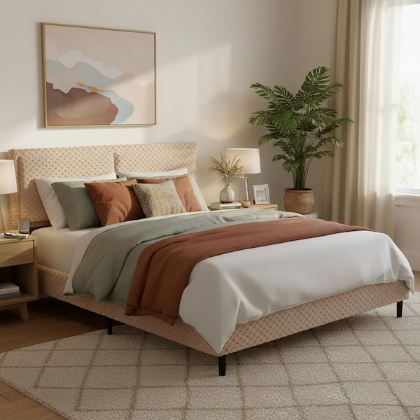 CHRISTOPHER KNIGHT HOME Trevisan Modern Camel (Brown) Plush Fabric
