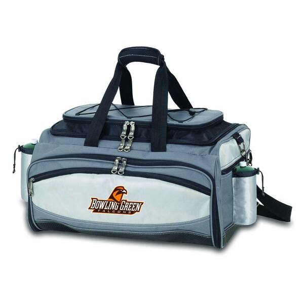 Picnic Time Vulcan Bowling Green State Tailgating Cooler and Propane Gas Grill Kit with Digital Logo