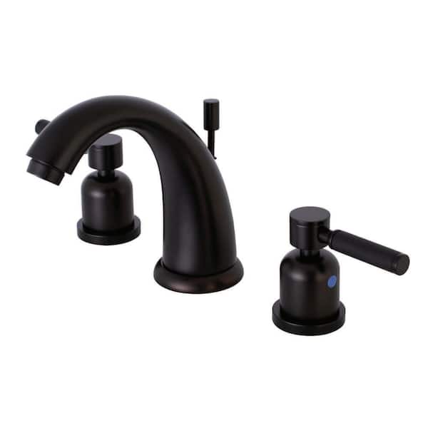 Kingston Brass Kaiser 8 in. Widespread 2-Handle Mid-Arc Bathroom Faucet in Oil Rubbed Bronze