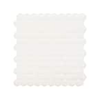 Penny Romy 8.97 in. x 8.95 in. Vinyl White Peel and Stick Decorative Kitchen and Bathroom Wall Tile Backsplash (4-Pack)