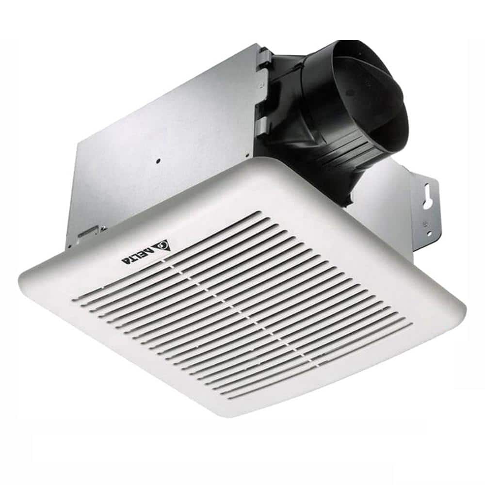 White 10.75" Energy Star Ceiling and Wall Mount Ventilation Fan