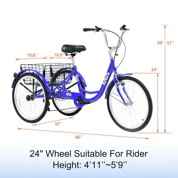 Blue best sale wheel bicycles