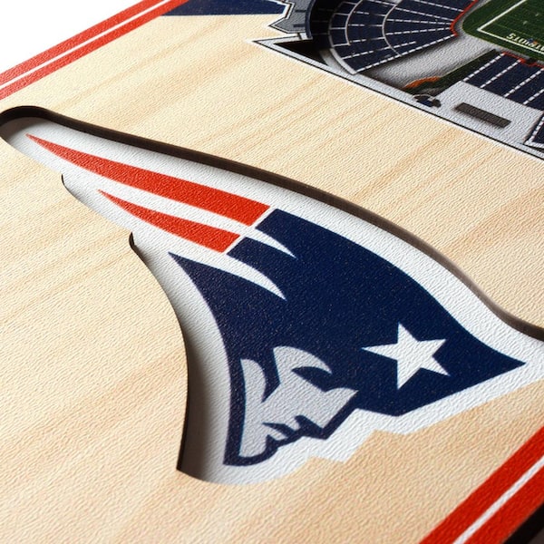 NFL 3D Stadium Wall Art - New England Patriots