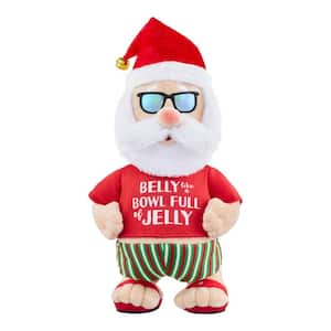 15 in Animated Belly Shaking Santa