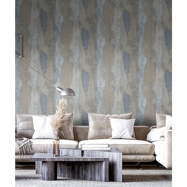 Italian Style Beige Mottled Plain Texture Matte Finish Vinyl on Non-woven Non-pasted Wallpaper Roll