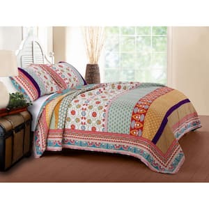 Barefoot Bungalow Juniper Quilt Set King Sage 