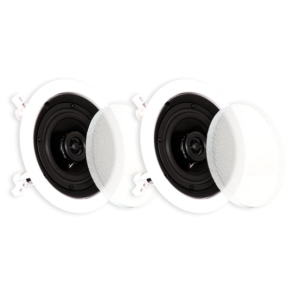Theater Solutions by Goldwood In-Ceiling Speakers Surround Home Theater Contractor Pair