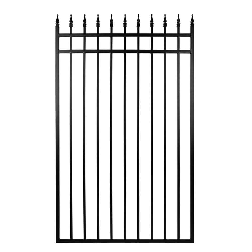 3.75 ft. x 5.67 ft. Tiger Eye Profile Black Iron Center Point Fence Gate price history on PriceWatchPro