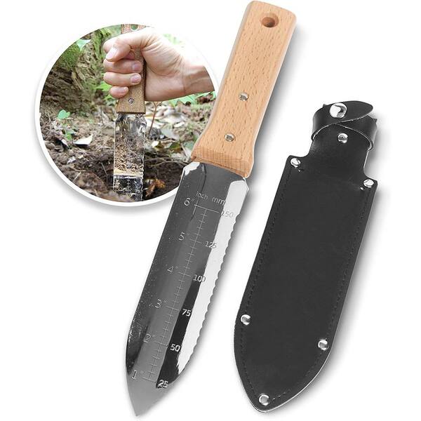 Cubilan Handle Length5. 52 in., Number of Tines 8 Stainless Steel Weeding Knife Cultivator
