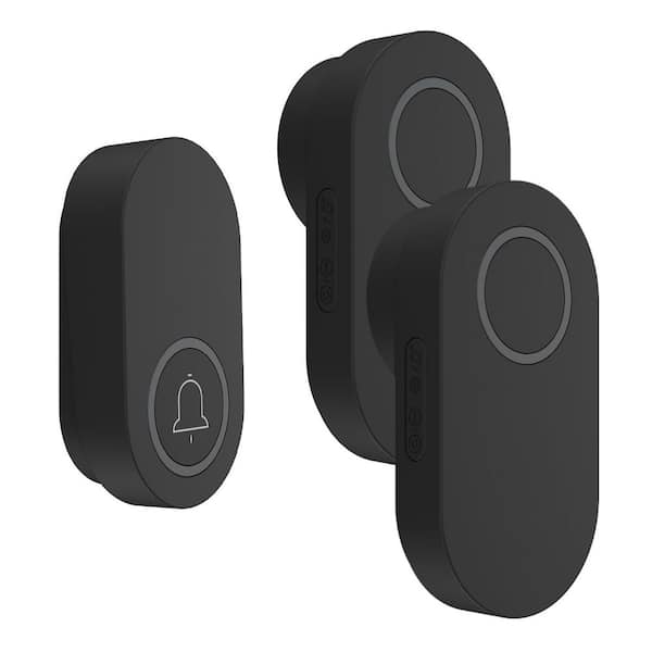 Yichuhaoxi Wireless Plug-In Doorbell with 38-Chime with 2-Plug-In Receivers, 1-Waterproof Push button 110dB loud