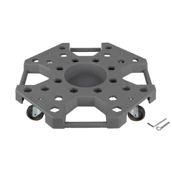 300 lbs. Capacity Wheel Dolly Tire Rack with Swiveling Casters - Rolling Tire Storage Rack for Up to 4 Tires