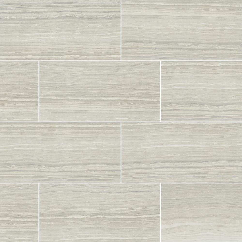 Eramosa Silver 12'' x 24'' Matte Porcelain Tile