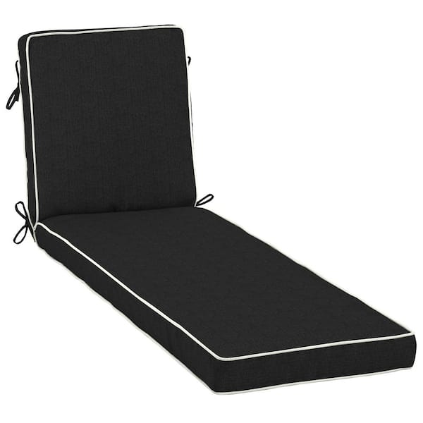 Home Decorators Collection 23 X 80 Sunbrella Canvas Black Outdoor Chaise Lounge Cushion Ah1n381c D9d1 The Depot - Chaise Lounge Outdoor Cushions White Home Decorators Collection 23 X 80 Sunbrella Canvas Black Outdoor Chaise Lounge Cushion Ah1n381c D9d1 The Depot - Chaise Lounge Outdoor Cushions White