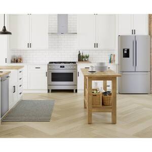 500 Series 26 cu ft 3-Door French Door Refrigerator in Stainless Steel w/ Ice and Water, Bottom Freezer, Standard Depth