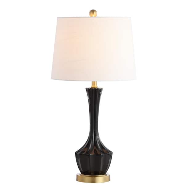 Black Long Neck Gourd Table Lamp, Currey And Company Lynton Table Lamp