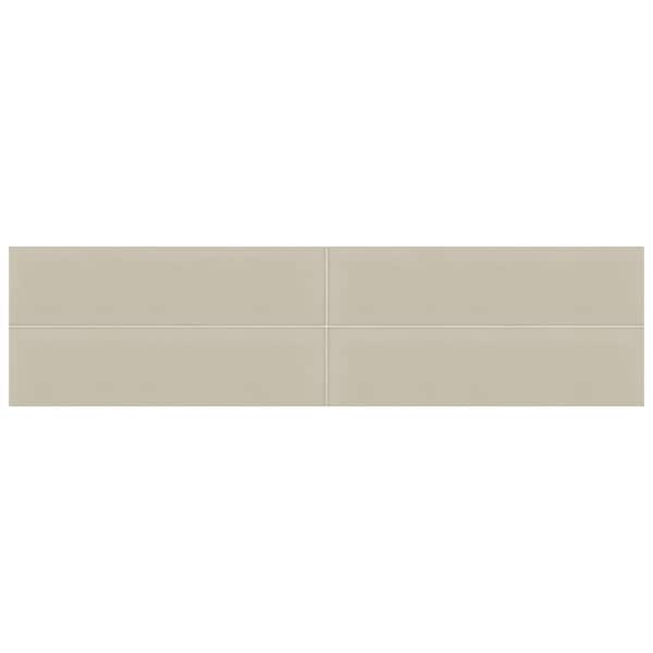 Daltile Restore Dove Gray 4 in. x 16 in. Glazed Ceramic Subway