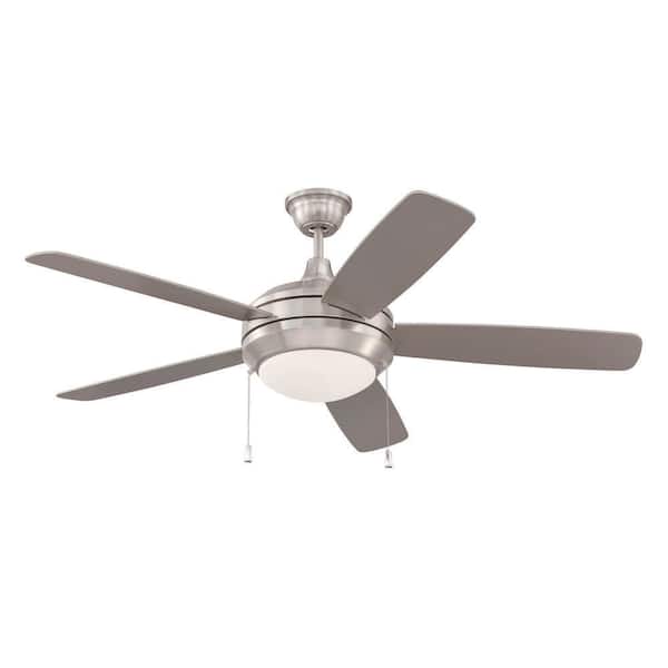 CRAFTMADE Helios 52 in. Indoor Brushed Polished Nickel Ceiling Fan