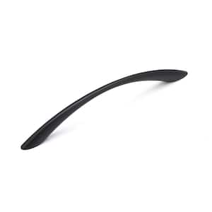 Astoria Collection 6-5/16 in. (160 mm) Center-to-Center Matte Black Contemporary Drawer Pull