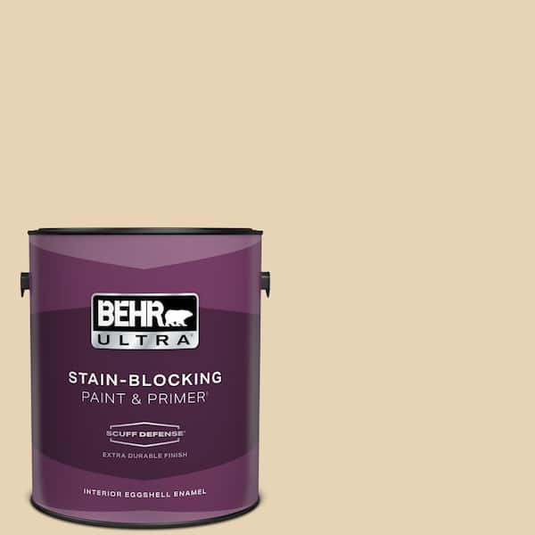 BEHR ULTRA 1 gal. #PPU7-18 Sand Pearl Extra Durable Eggshell Enamel Interior Paint & Primer