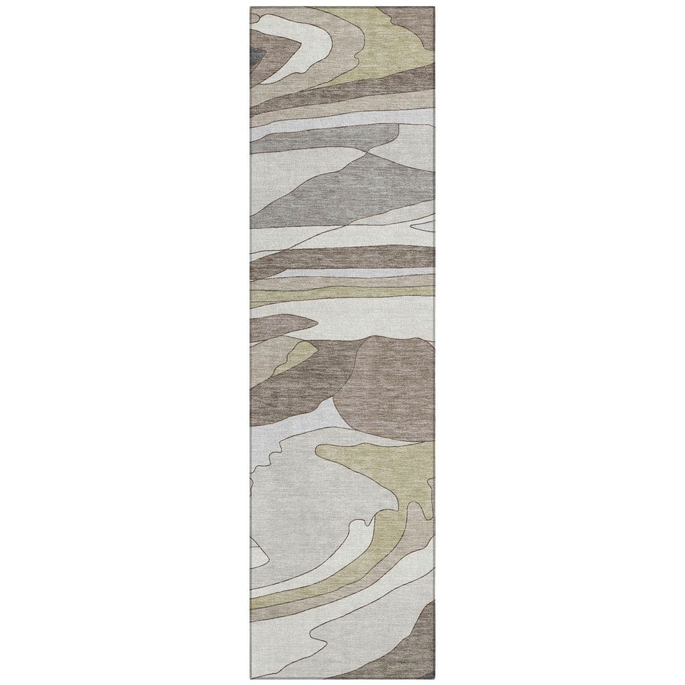 Chantille Machine Washable Indoor/Outdoor Abstract ACN2777 Ivory 2 ft. x 7 ft. Runner Rug price history on PriceWatchPro
