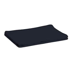 ProFoam 18 in. x 24 in. Outdoor Deep Seat Back Cover in Classic Navy Blue