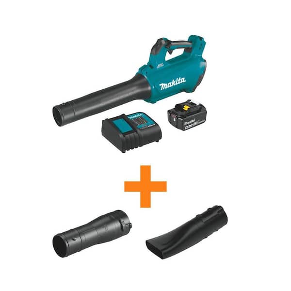 Makita 18V LXT Brushless Cordless Leaf Blower - The Home Depot