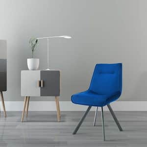 Regents Blue Velvet Accent Chair (Set of 2)