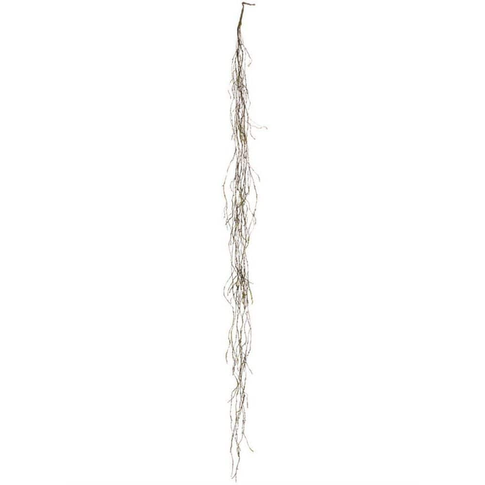 SULLIVANS 72 in. Artificial Mossy Twig Garland DL2661 - The Home Depot