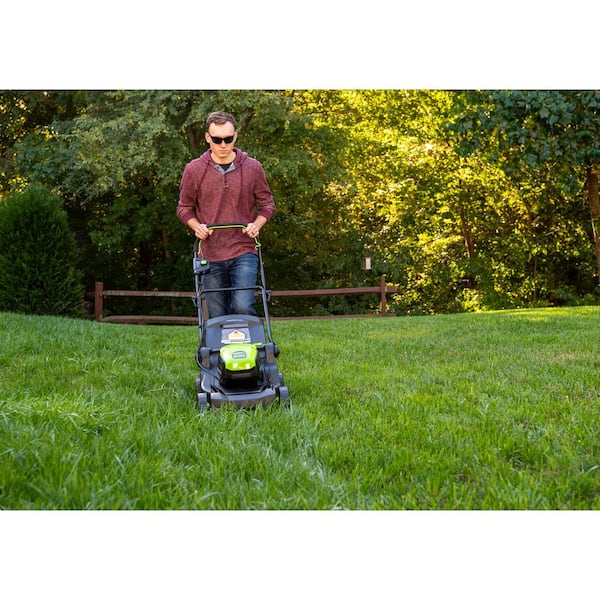 Reviews for Greenworks PRO 17 in. 60V Battery Cordless Walk-Behind Lawn  Mower (Tool-Only)