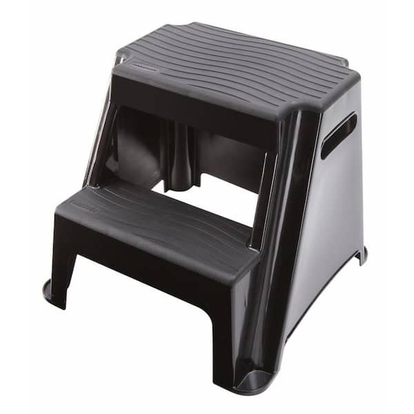 2-Step Molded Plastic Step Stool 300 lbs. Load Capacity Type IA Duty Rating (7 ft. 10 in. Reach)