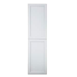 15.5 in. W x 47 in. H x 3.5 in. D Dogwood Inset Panel Primed Gray Recessed Medicine Cabinet without Mirror