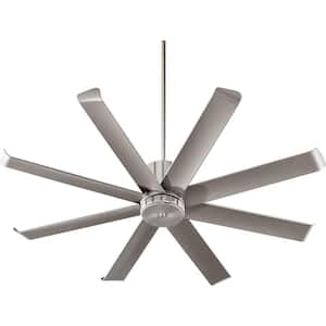 Proxima Patio 60 in. Indoor/ Outdoor Satin Nickel Ceiling Fan with Wall Control