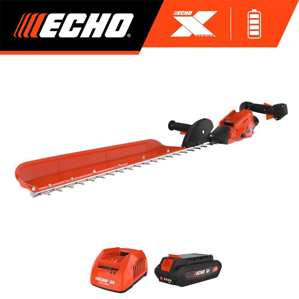28 in. 56-Volt X Series Single-Sided Cordless Battery Powered Hedge Trimmer with 2.5 Ah Battery and Rapid Charger price history on PriceWatchPro