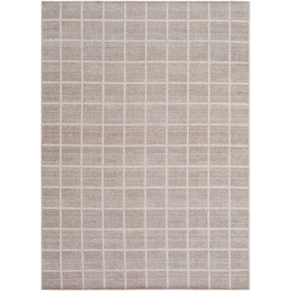 4 ft. x 6 ft. Gray Judie Modern Indoor Area Rug