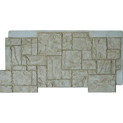 Ekena Millwork 48-5/8 in. x 24-3/4 in. Cascade Stacked Stone, StoneWall ...