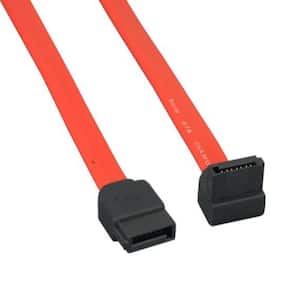 0.5 m 7 Pin 180° to 90° Serial ATA Device Cable