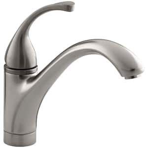Forte Single-Handle Standard Kitchen Faucet with Lever Handle in Vibrant Stainless
