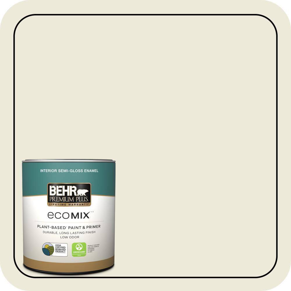 1 qt. #ECC-36-2 Nesting Dove Semi-Gloss Enamel EcoMix Plant-Based Interior Paint & Primer price history on PriceWatchPro