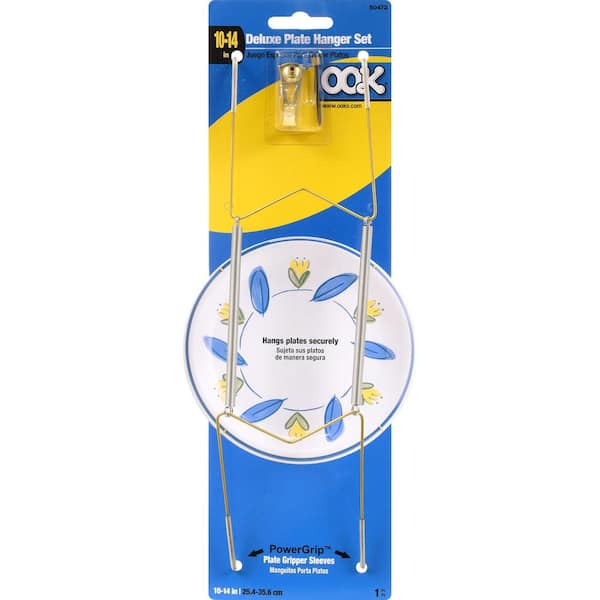 Ook 30 Lb Deluxe Plate Hanger 50472 The Home Depot - Plate Wall Hangers Home Depot