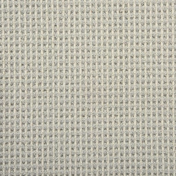 Natural Harmony Shenadoah Stripe Dew/Ivory Custom Area Rug with Pad