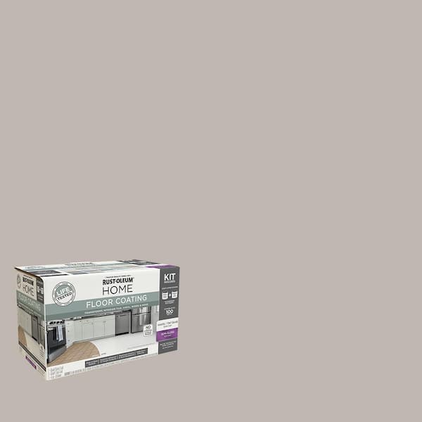 1 qt. Windsor Gray Interior Floor Base Semi-Gloss Clear Coating Kit