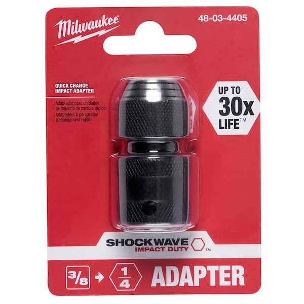 3/8 in. Square x 1/4 in. Hex Shockwave Impact Adapter